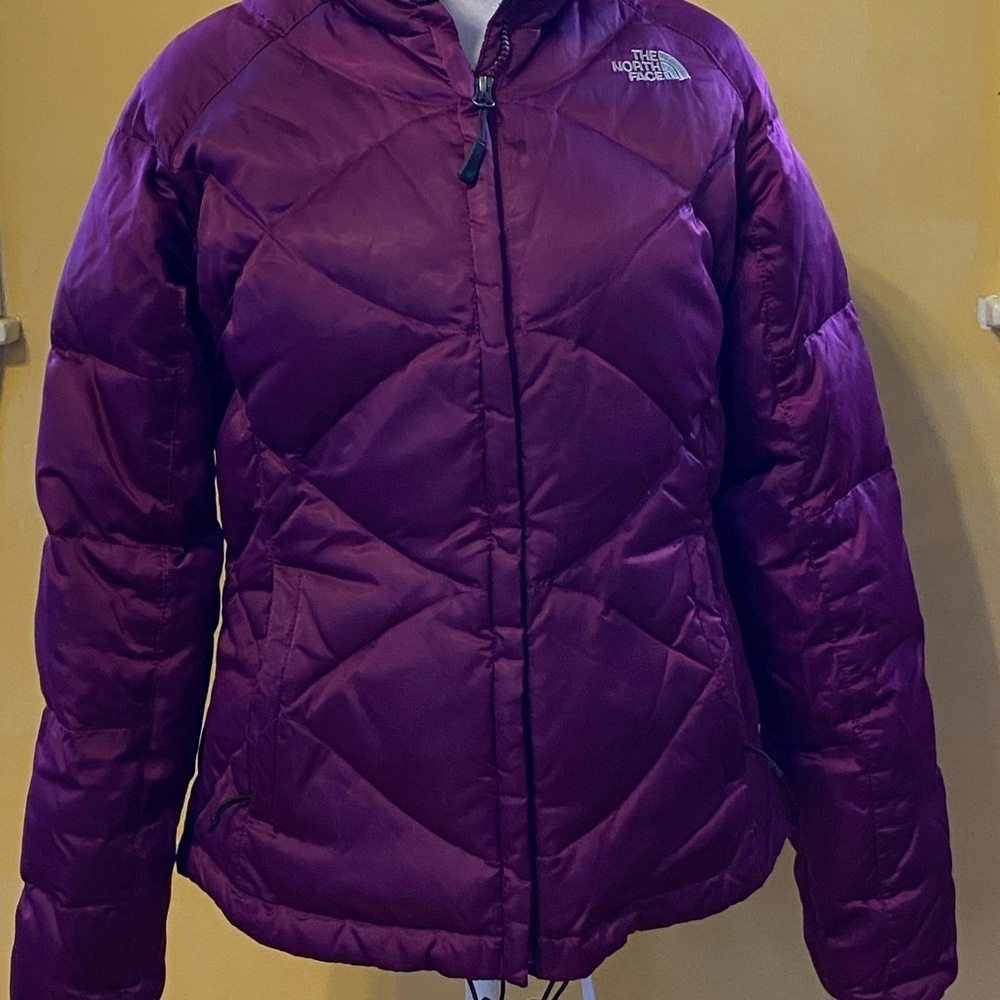 The North Face 550 Purple Puffer Jacket Small Y2K - Picture 9 of 14
